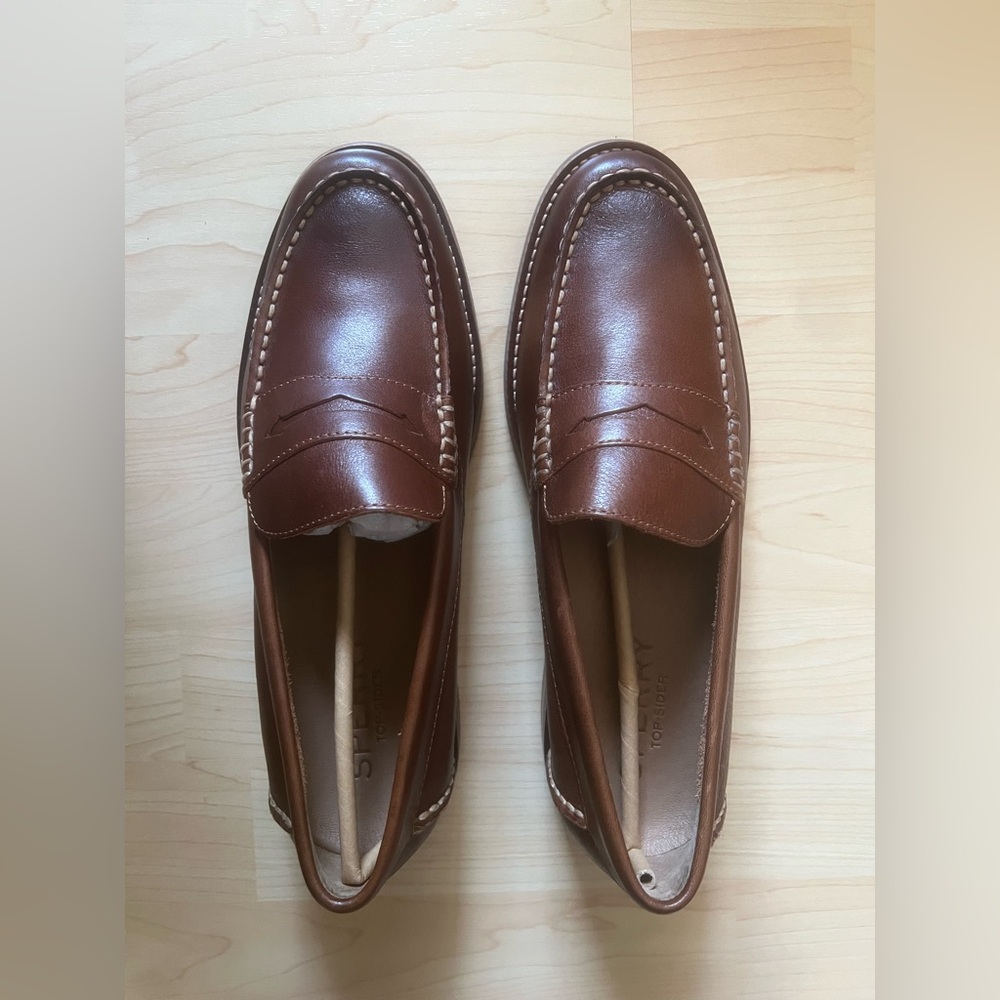 Sperry Brown Penny Loafers